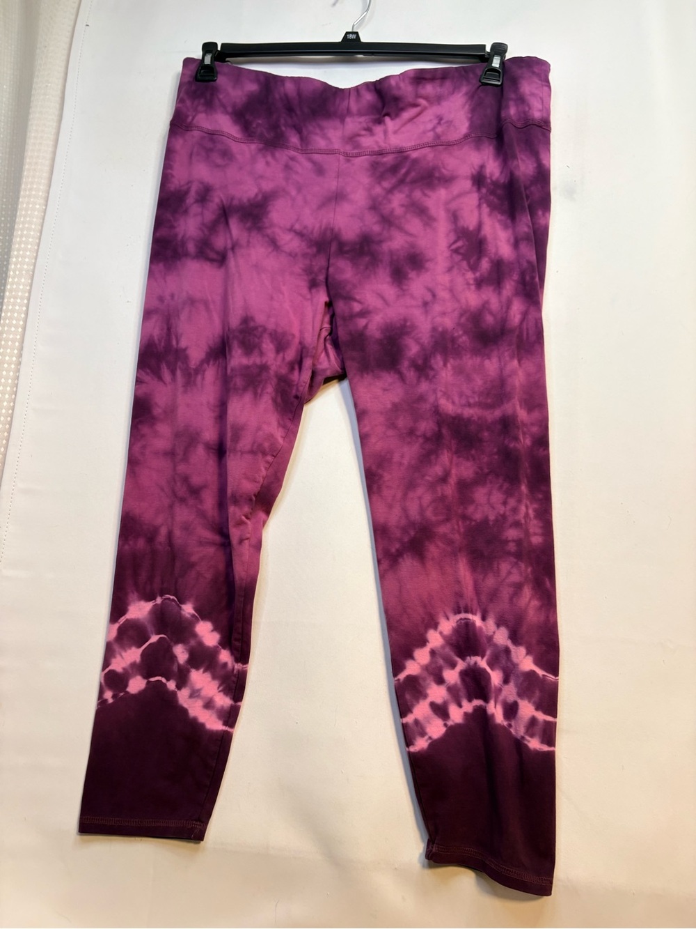 Women’s Tie-Dye Purple Leggings by Ideology size 3x